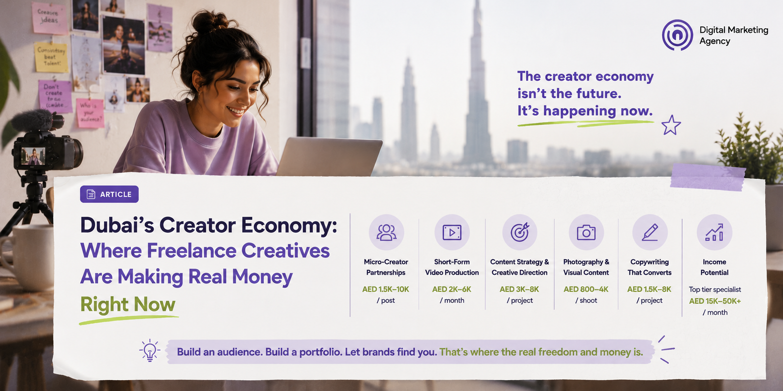 Dubai's Creator Economy: Where Freelance Creatives Are Making Real Money Right Now