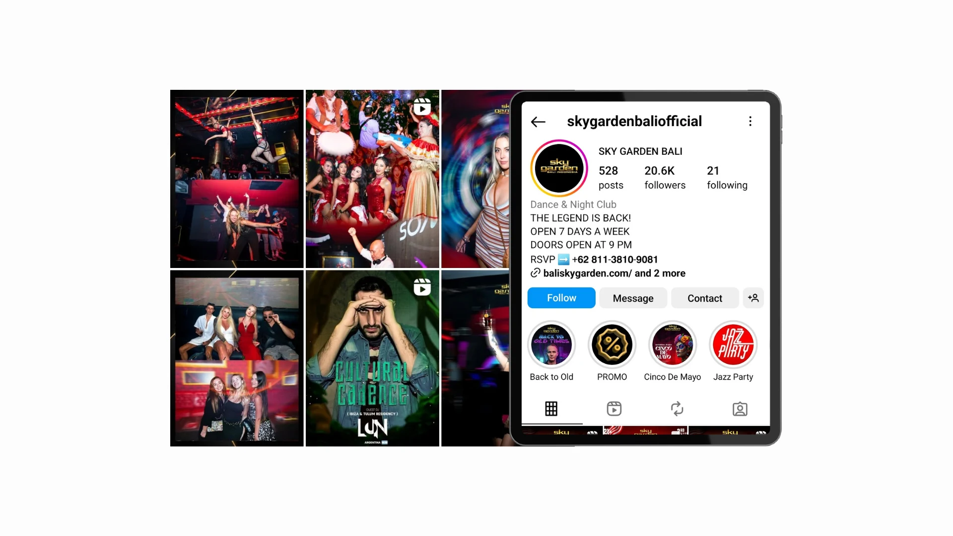 Conex1_ Social Media Management_ Sky Garden Bali